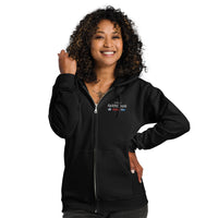 The Bible is my FaithBook - Unisex heavy blend zip hoodie