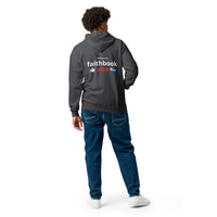 The Bible is my FaithBook - Unisex heavy blend zip hoodie