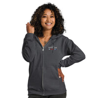 The Bible is my FaithBook - Unisex heavy blend zip hoodie