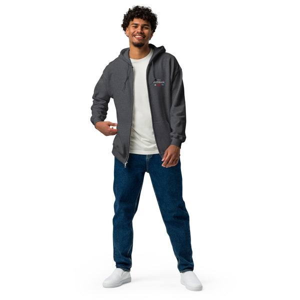 The Bible is my FaithBook - Unisex heavy blend zip hoodie
