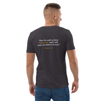 The Bible is my Faithbook - Unisex organic cotton t-shirt