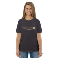 Proverbs 31 - Unisex organic cotton t-shirt