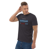 The Bible is my Faithbook - Unisex organic cotton t-shirt