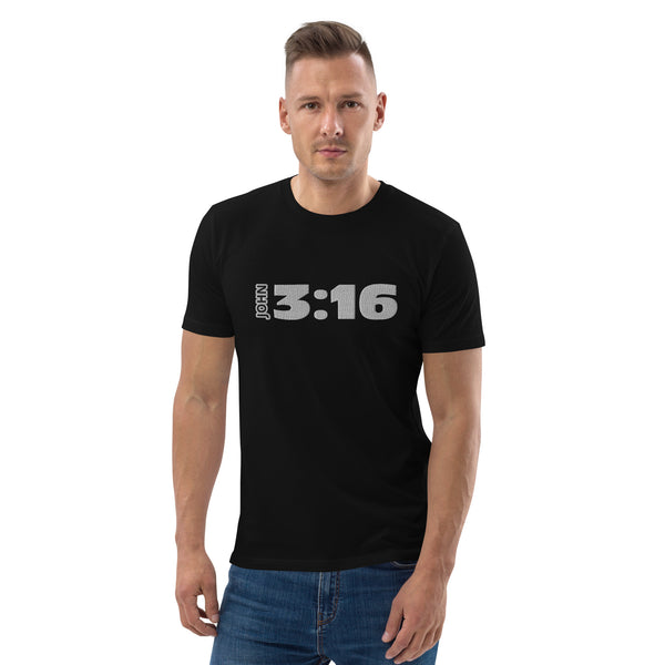 JOHN 3:16 - Unisex organic cotton t-shirt