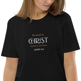 Rooted in CHRIST - Unisex organic cotton t-shirt