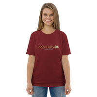 Proverbs 31 - Unisex organic cotton t-shirt