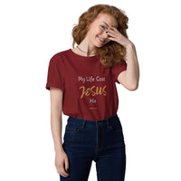 My Life Cost JESUS His - Unisex organic cotton t-shirt