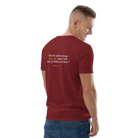 The Bible is my Faithbook - Unisex organic cotton t-shirt