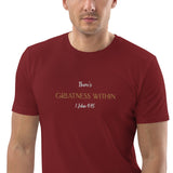 There's Greatness With - Unisex organic cotton t-shirt