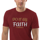 Do It By Faith - Unisex organic cotton t-shirt
