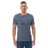The Bible is my Faithbook - Unisex organic cotton t-shirt