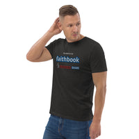The Bible is my Faithbook - Unisex organic cotton t-shirt