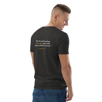 The Bible is my Faithbook - Unisex organic cotton t-shirt