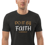 Do It By Faith - Unisex organic cotton t-shirt
