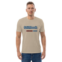 The Bible is my Faithbook - Unisex organic cotton t-shirt