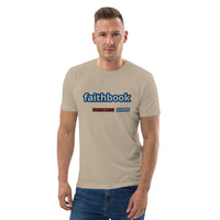 The Bible is my Faithbook - Unisex organic cotton t-shirt
