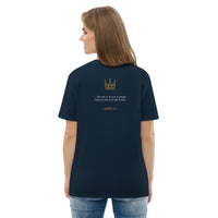 Defined by greatness within not by the colour of my skin -Unisex organic cotton t-shirt