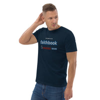 The Bible is my Faithbook - Unisex organic cotton t-shirt