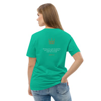 Make time for God He created time for you - Unisex organic cotton t-shirt