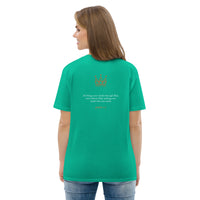 Make time for God He created time for you - Unisex organic cotton t-shirt