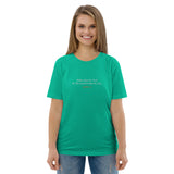 Make time for God He created time for you - Unisex organic cotton t-shirt