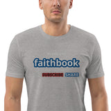The Bible is my Faithbook - Unisex organic cotton t-shirt