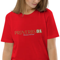 Proverbs 31 - Unisex organic cotton t-shirt