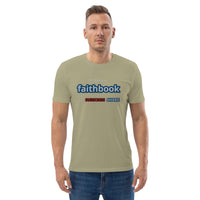 The Bible is my Faithbook - Unisex organic cotton t-shirt