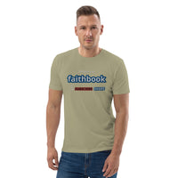 The Bible is my Faithbook - Unisex organic cotton t-shirt