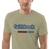 The Bible is my Faithbook - Unisex organic cotton t-shirt
