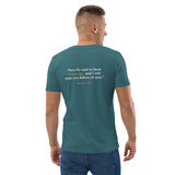 The Bible is my Faithbook - Unisex organic cotton t-shirt