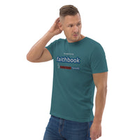 The Bible is my Faithbook - Unisex organic cotton t-shirt
