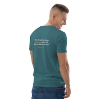 The Bible is my Faithbook - Unisex organic cotton t-shirt