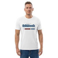 The Bible is my Faithbook - Unisex organic cotton t-shirt