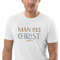 MAN LIKE CHRIST - Unisex organic cotton t-shirt