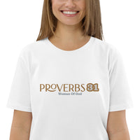 Proverbs 31 - Unisex organic cotton t-shirt