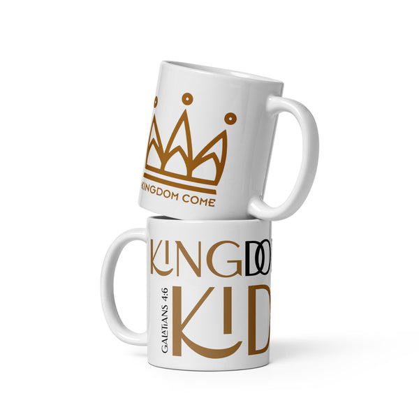 KINGDOM KID - White glossy mug