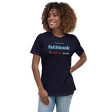 The Bible is my Faithbook - Women's Relaxed T-Shirt