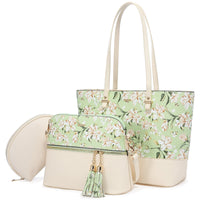 Luxury Designer 3pcs Handbags Set Large Tote  Shoulder Bag, Purses and Handbag