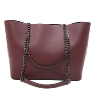 Leather Tote Bags Top-Handle Purse Ladies Handbag Elegant Designer Shoulder Bag