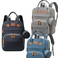 Multi-Color Mommy Bag Multi-Functional Portable Shoulder Mommy Bag