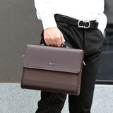 Men's Handbag High Quality Briefcase PU Leather OL Professional Shoulder Bag
