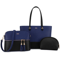 Luxury Designer 3pcs Handbags Set Large Tote  Shoulder Bag, Purses and Handbag