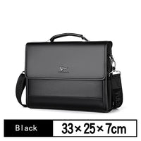 Men's Handbag High Quality Briefcase PU Leather OL Professional Shoulder Bag