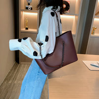 Leather Tote Bags Top-Handle Purse Ladies Handbag Elegant Designer Shoulder Bag