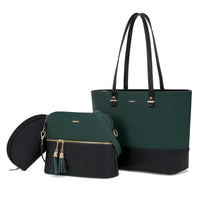 Luxury Designer 3pcs Handbags Set Large Tote  Shoulder Bag, Purses and Handbag
