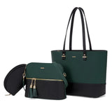 Luxury Designer 3pcs Handbags Set Large Tote  Shoulder Bag, Purses and Handbag