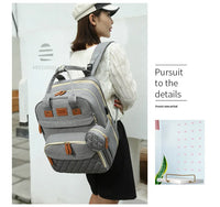 Multi-Color Mommy Bag Multi-Functional Portable Shoulder Mommy Bag