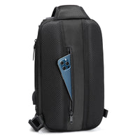 Anti Theft Men Customized Waterproof Shoulder Chest Crossbody Sling Bag for Men