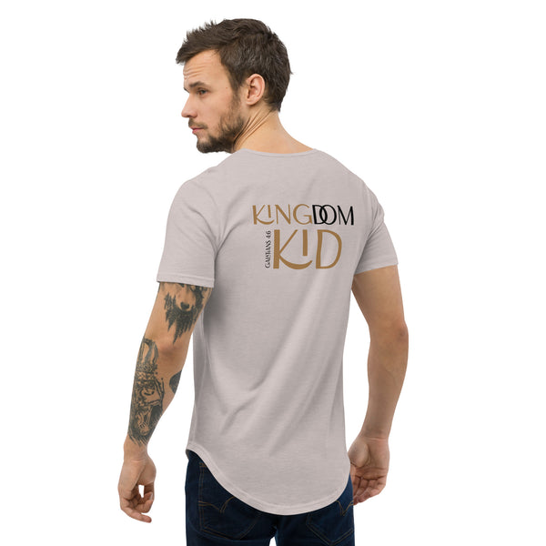 KINGDOM KID - Men's Curved Hem T-Shirt